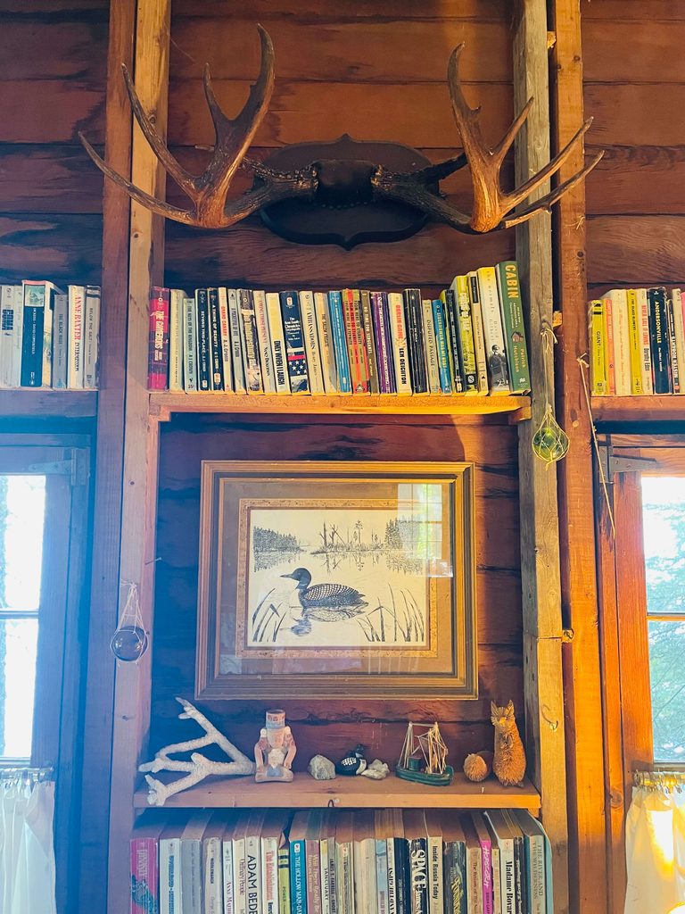 My grandparents cabin is insulated with old books/